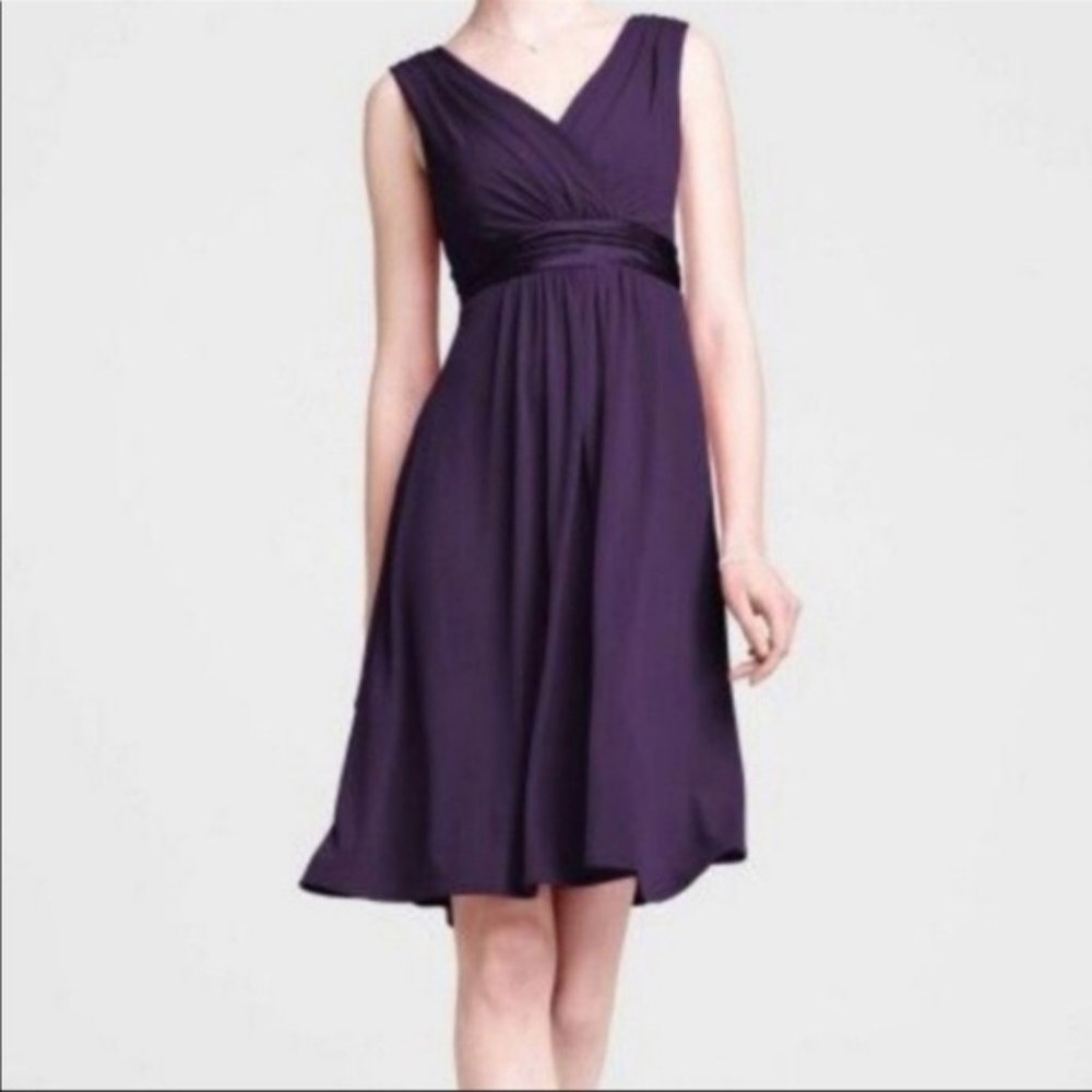 LWomen's David’s Bridal NWT gorgeous purple, evening,sleeveless dress , sz 8